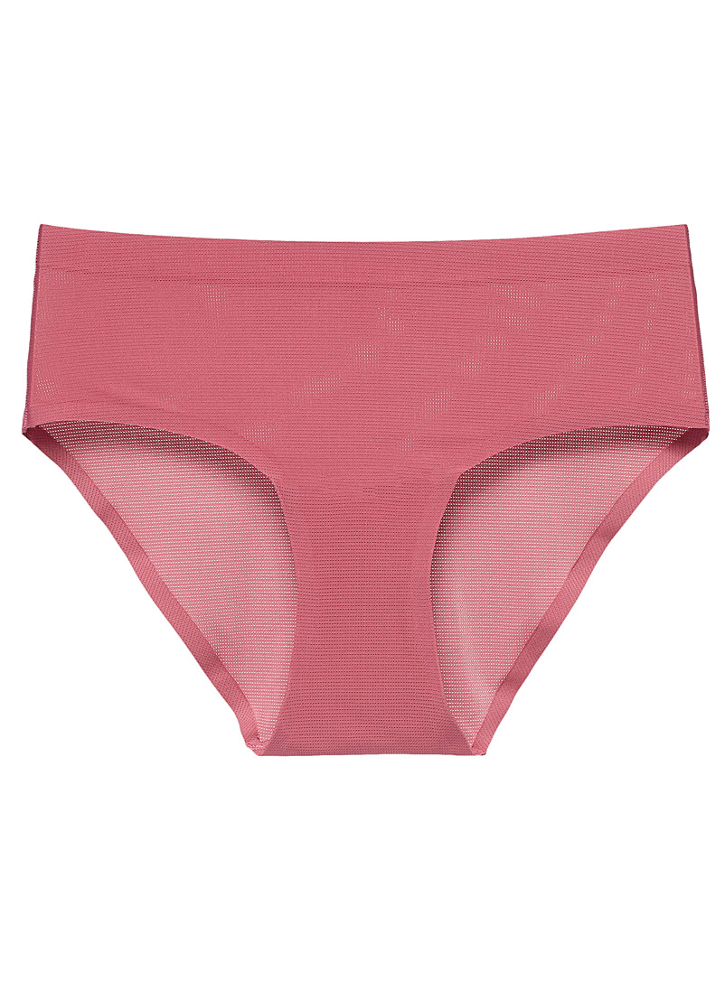 Miiyu Medium Pink Micro-perforated hipster for women