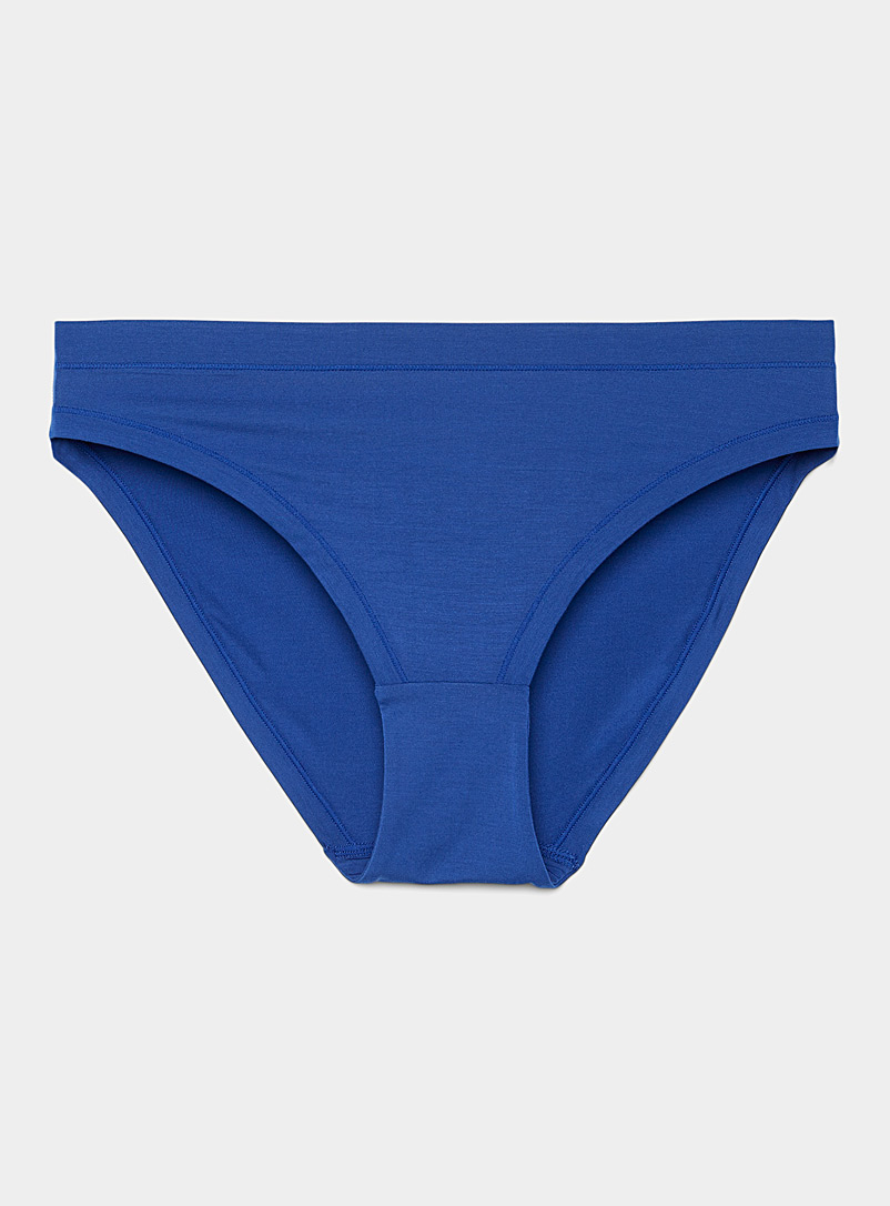 Miiyu Sapphire Blue Supple seams smooth bikini panty for women