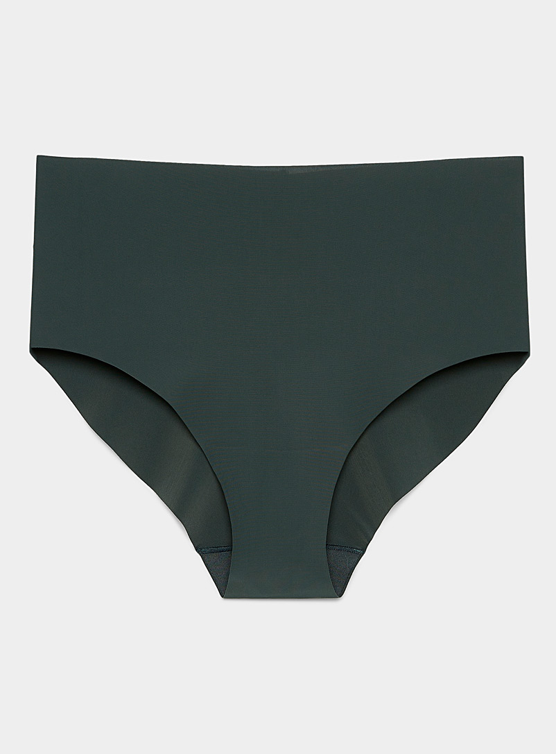 Miiyu Green Recycled nylon high-waisted laser-cut panty for women