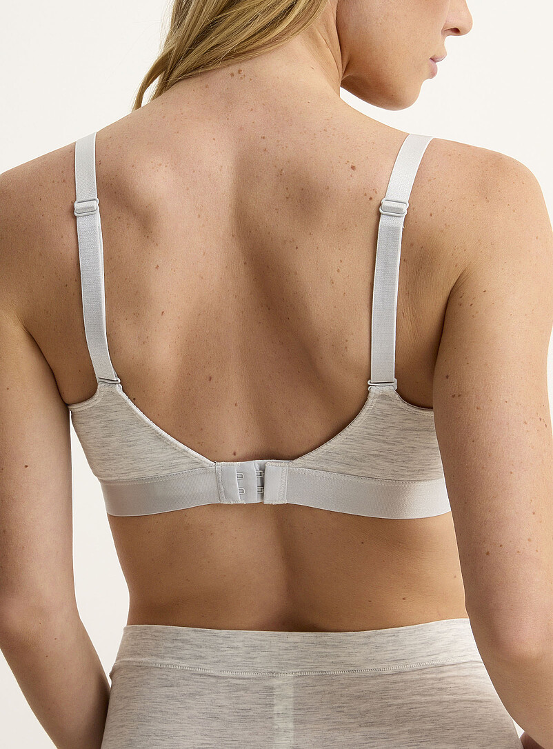 Miiyu Royal/Sapphire Blue Ultra-comfortable moulded wireless bra for women