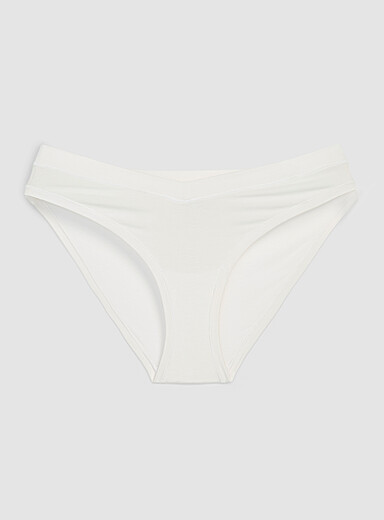 Stretch V-waist high-cut bikini panty TENCEL&trade; modal