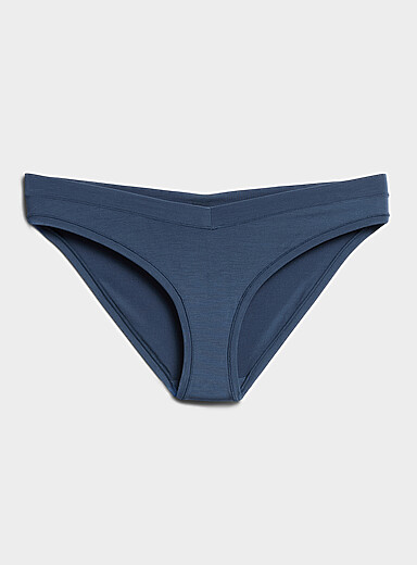 Stretch V-waist high-cut bikini panty TENCEL&trade; modal