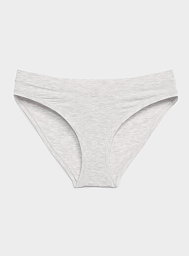 Stretch V-waist high-cut bikini panty TENCEL&trade; modal