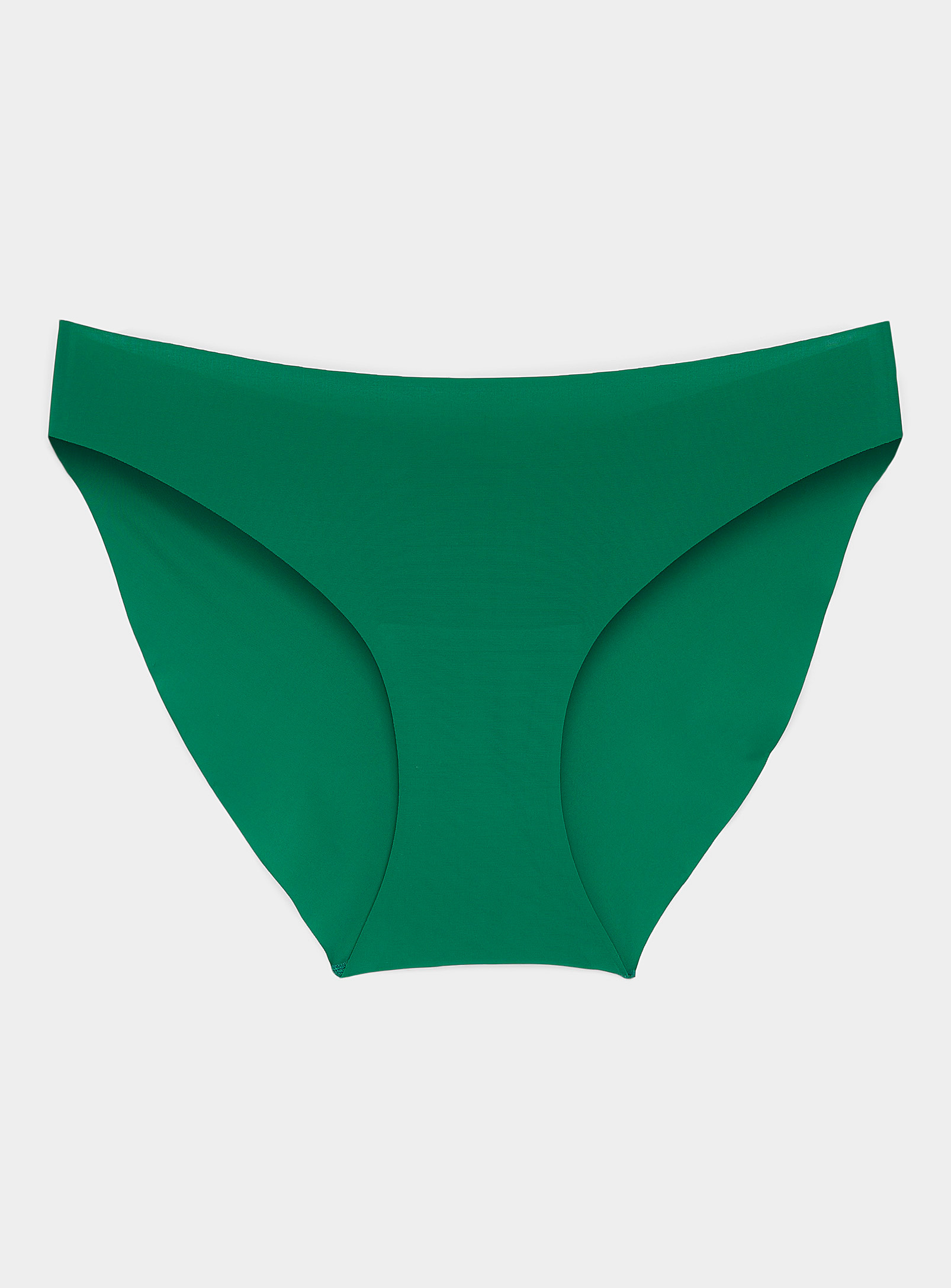 Miiyu Laser-cut Recycled Nylon Bikini In Emerald/kelly Green