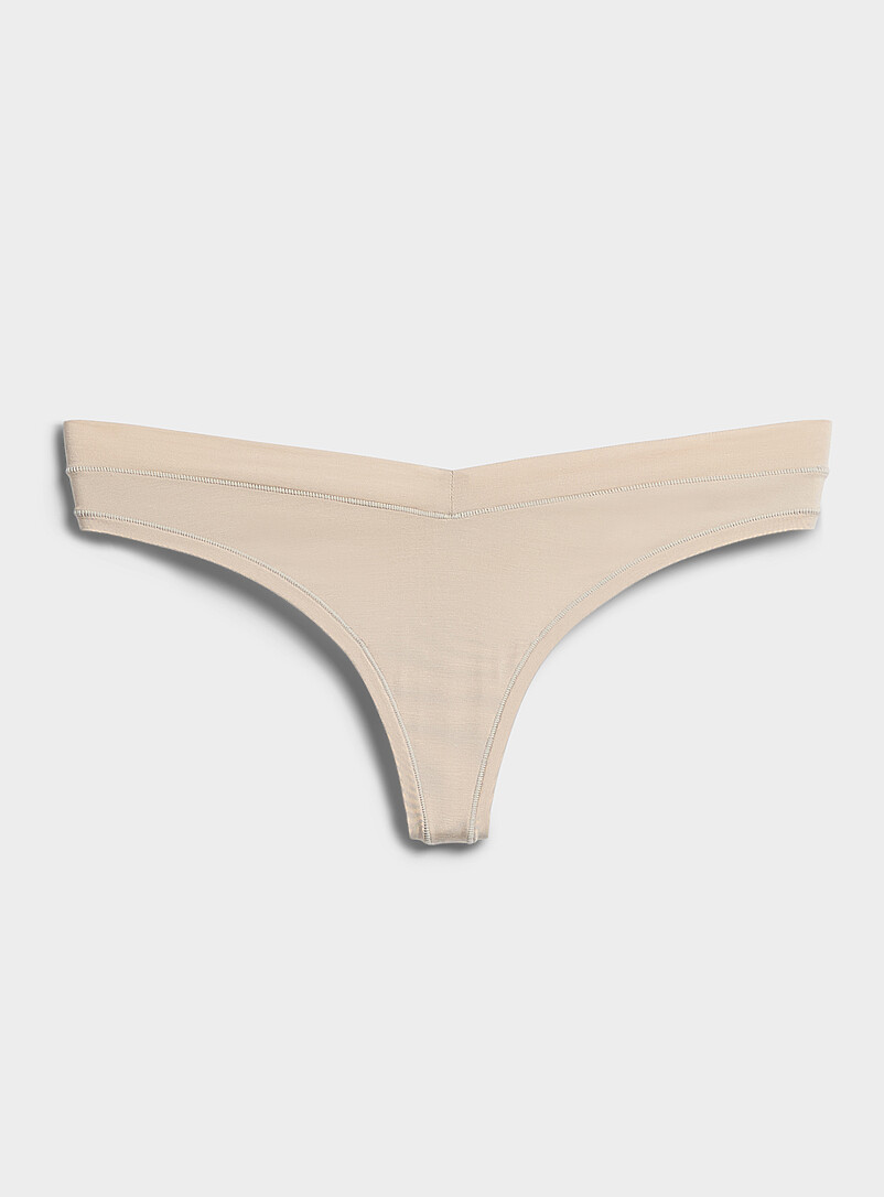 Stretch V-Waist Thong Tencel™ Modal