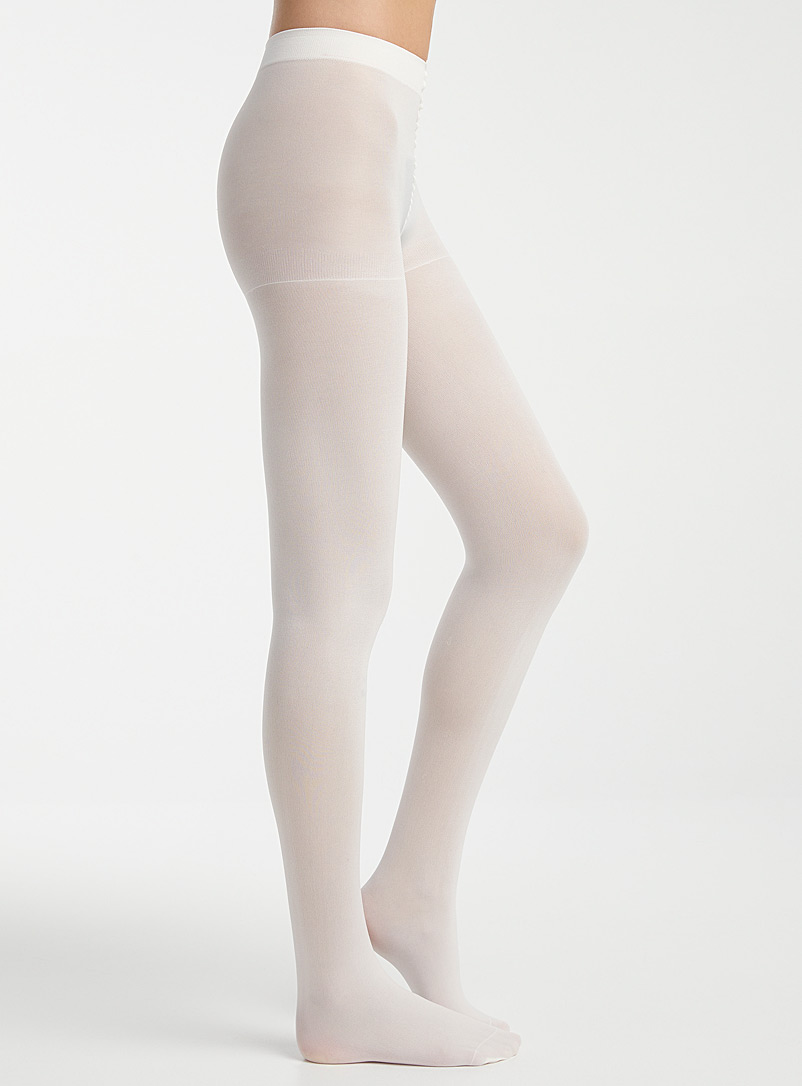 White Opaque Tights Look For Opaque Tights: Shop Opaque Tights