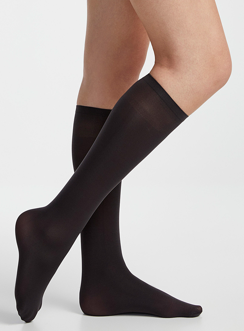 Simons Chocolate Essential knee-highs for women