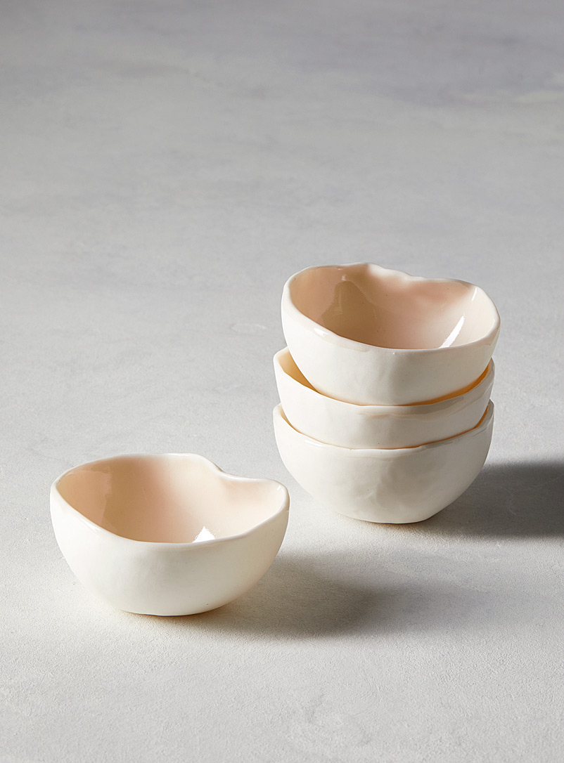 Atelier Marie-Hélène Robillard Pink Waves mini bowls Set of 4