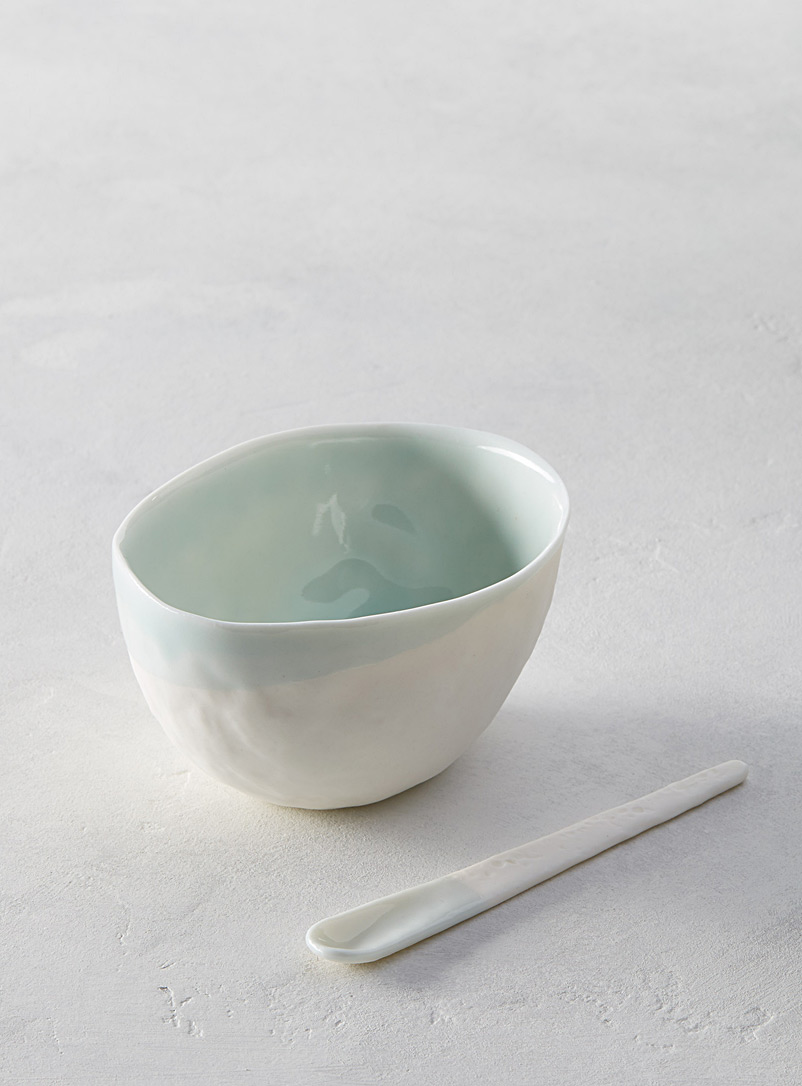 Atelier Marie-Hélène Robillard Blue Medium moss bowl set 2-piece set