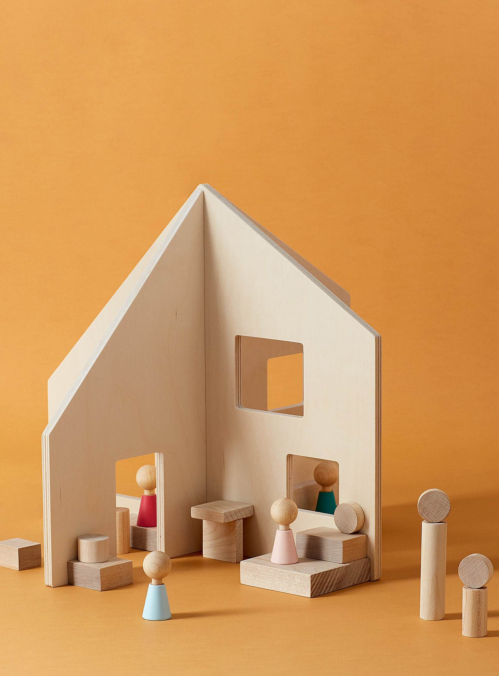 Des enfantillages - Buildable wooden house