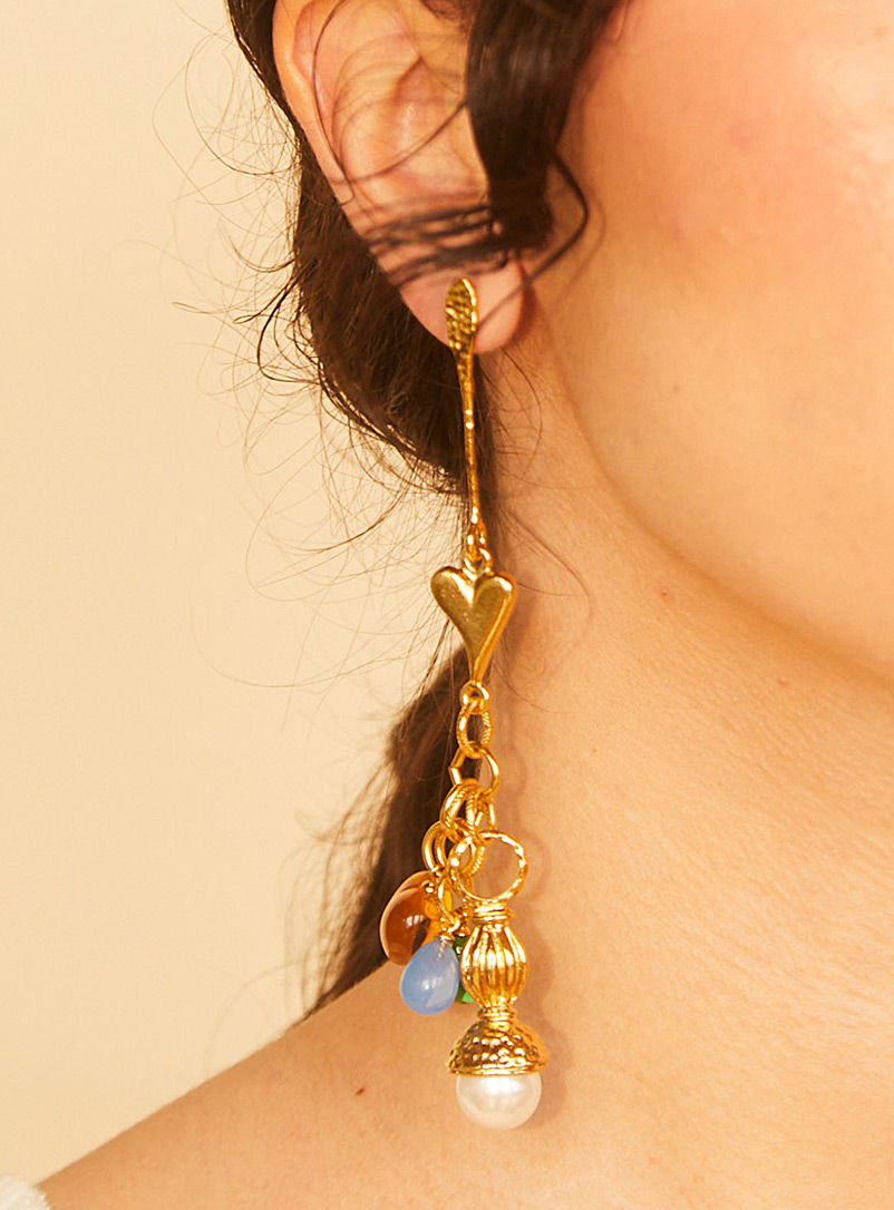 PAR ICI Jewellery Assorted Fête pendant earrings