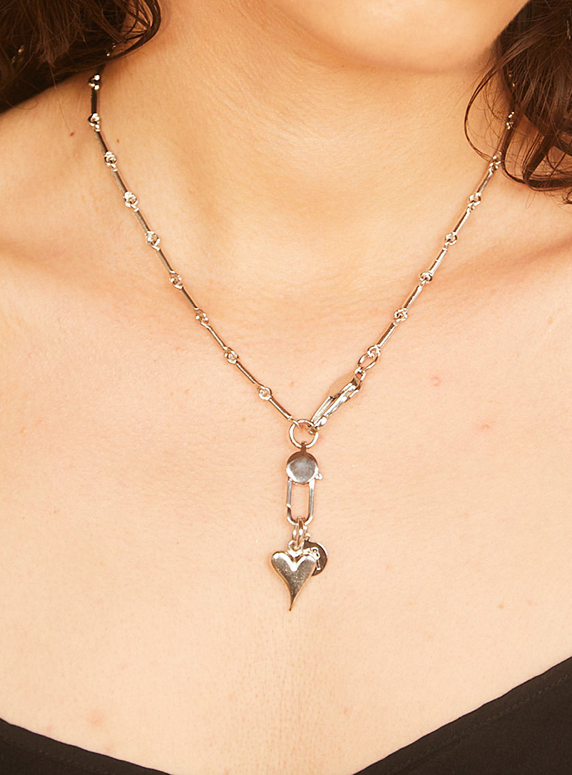 PAR ICI Jewellery Silver Heart pendant necklace