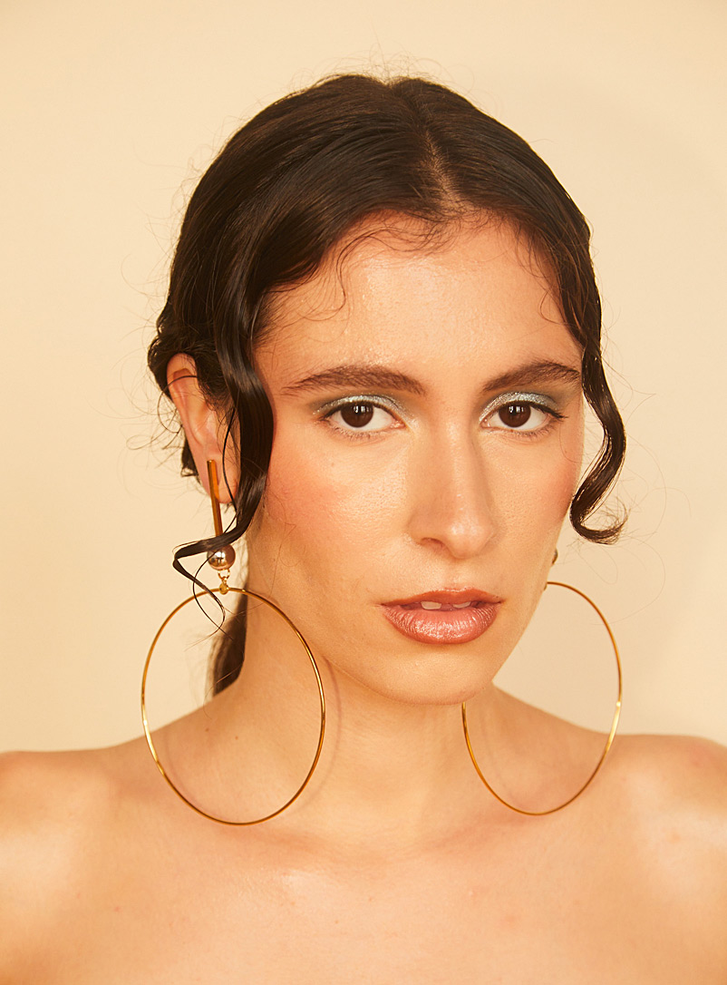 PAR ICI Jewellery Assorted Oversized hoops and posts earrings