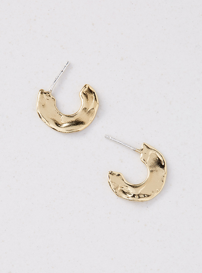 PAR ICI Jewellery: Les boucles d'oreilles petits disques Or