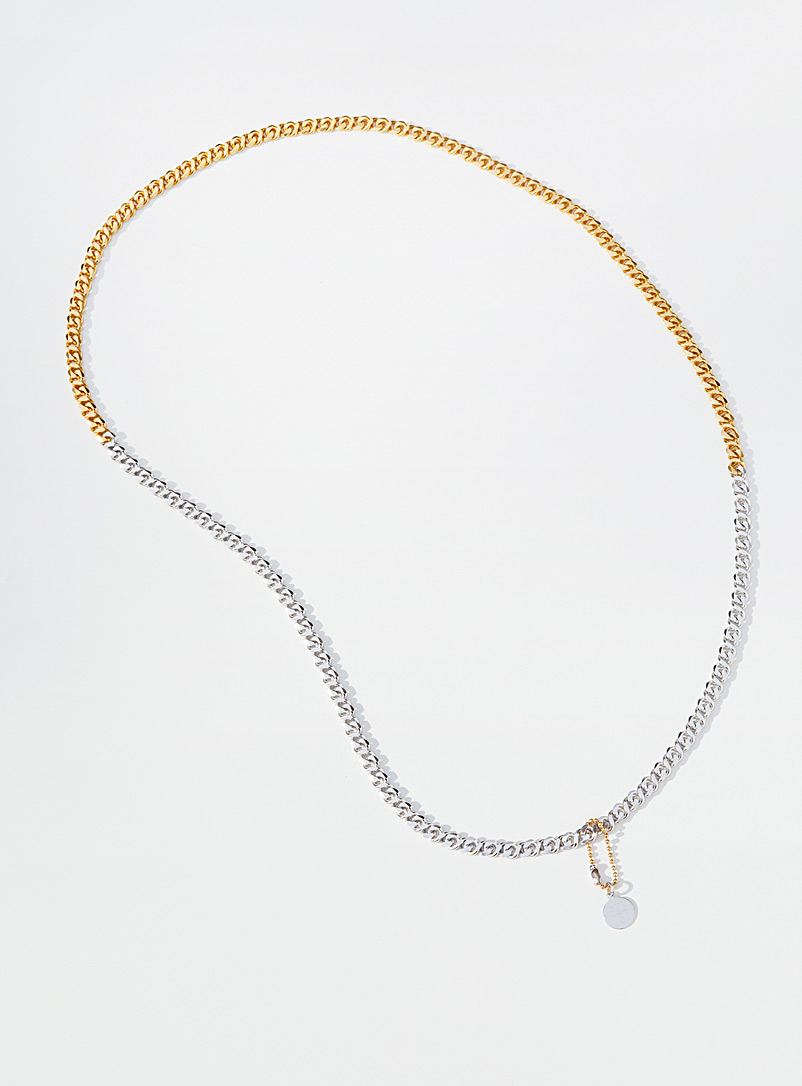 PAR ICI Jewellery: Le collier bicolore infinité Argent