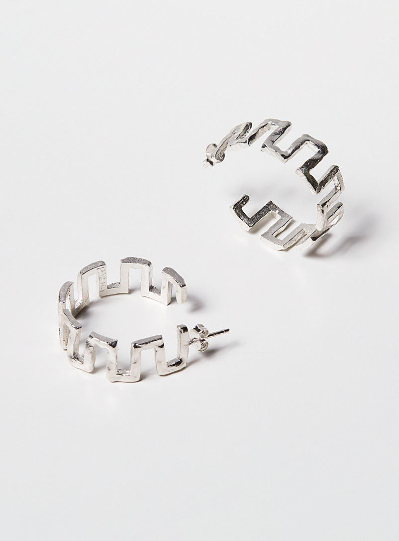 PAR ICI Jewellery: Les anneaux Zig Zag Argent