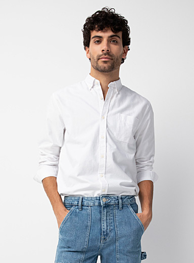 Jasper Oxford shirt | Frank And Oak | Shop Men's Long Sleeve Casual ...