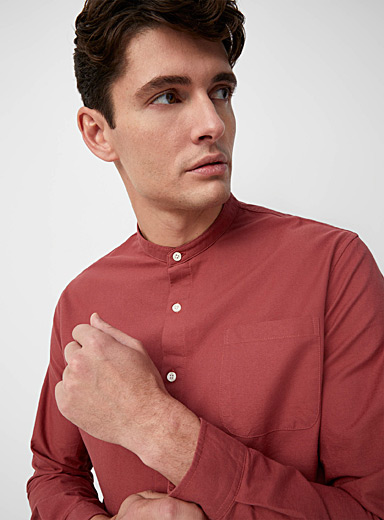 Officer collar Jasper shirt | Frank And Oak | Shop Men's Long Sleeve ...
