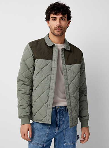 Skyline reversible quilted block jacket | Frank And Oak | Shop Men's ...