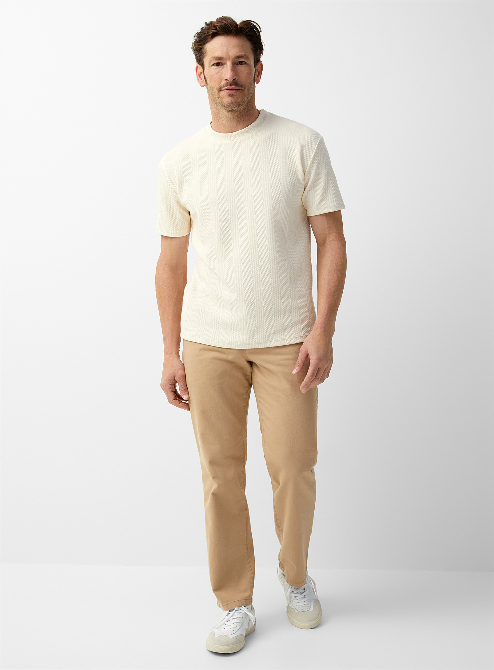 Frank And Oak - Men's Sand Joey chinos Straight fit