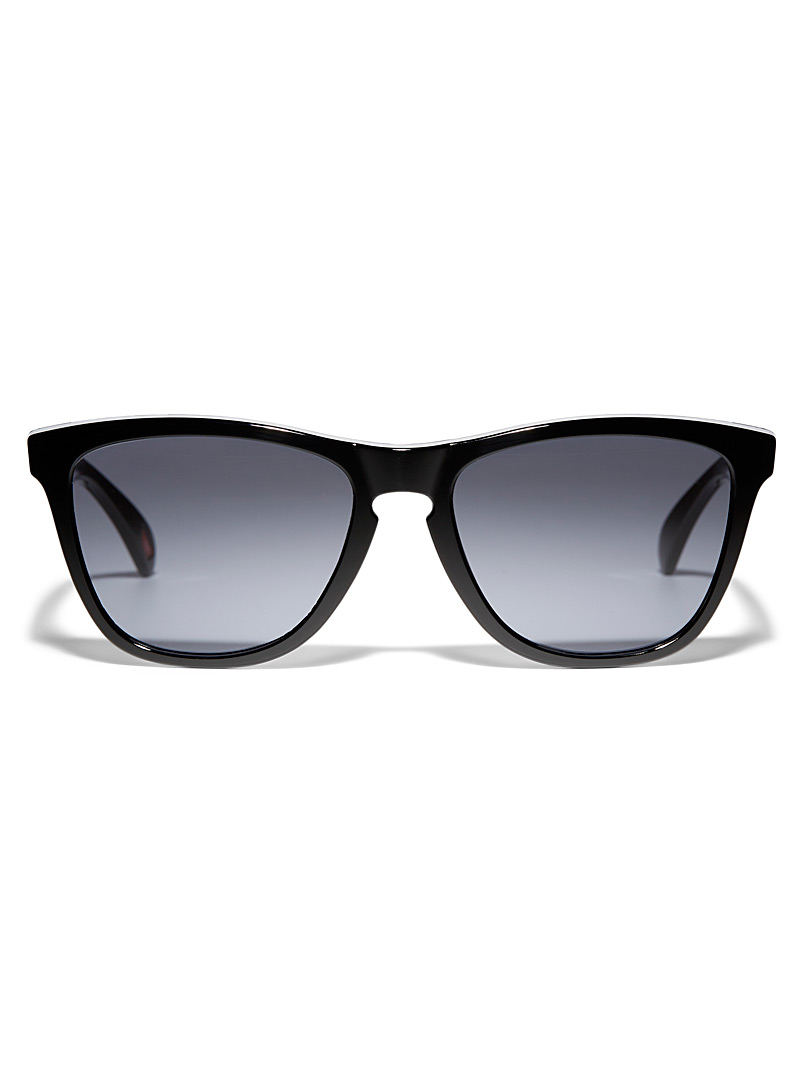 Oakley: Les lunettes de soleil carrées Frogskins Noir pour homme