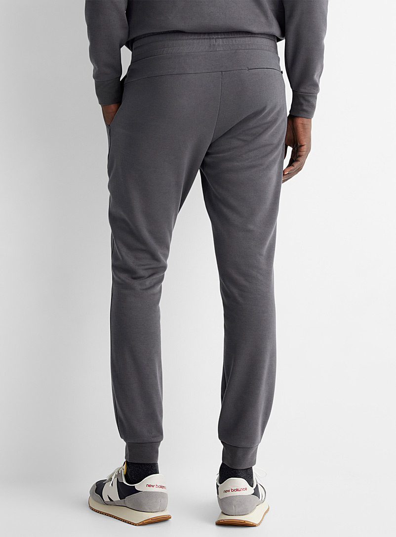 Le 31 Grey Articulated seam Innovation joggers for men