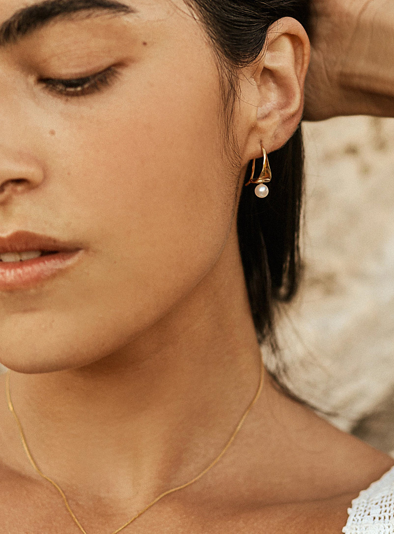 Cadette Assorted Luna gold vermeil earrings