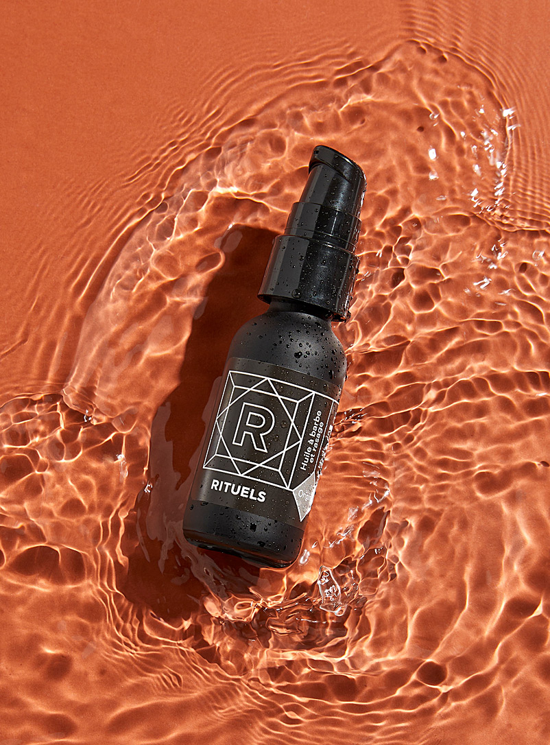 Rituels Black Hydrating beard and shave oil for men