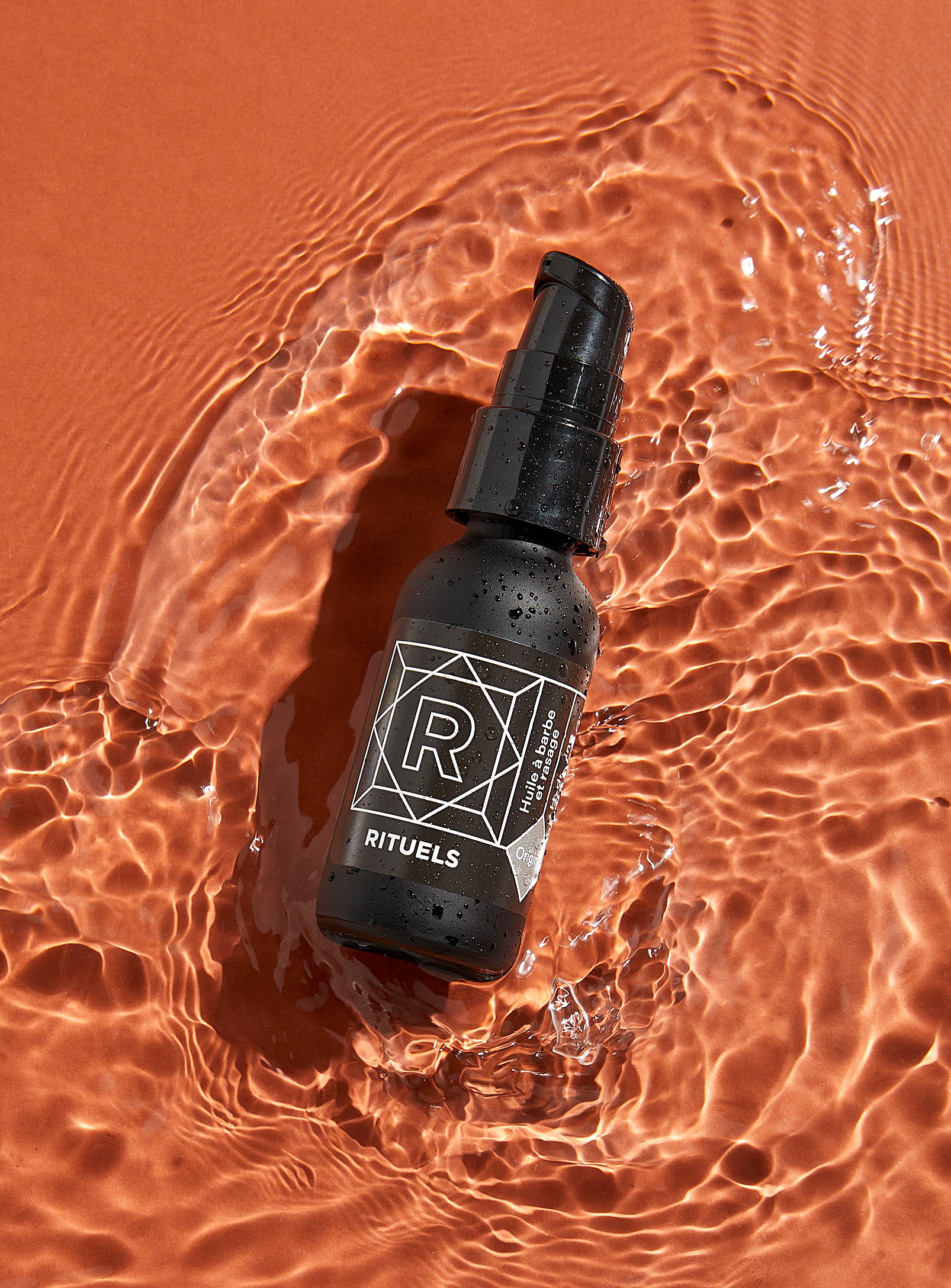 Rituels Hydrating Beard And Shave Oil In Black