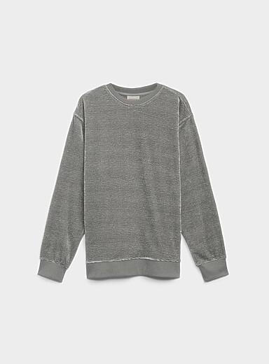 Le chandail tricot chenille uni