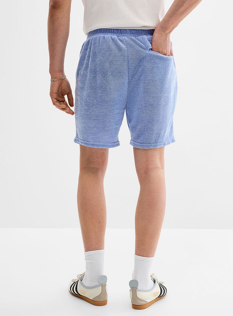 Solid chenille knit short product image 3