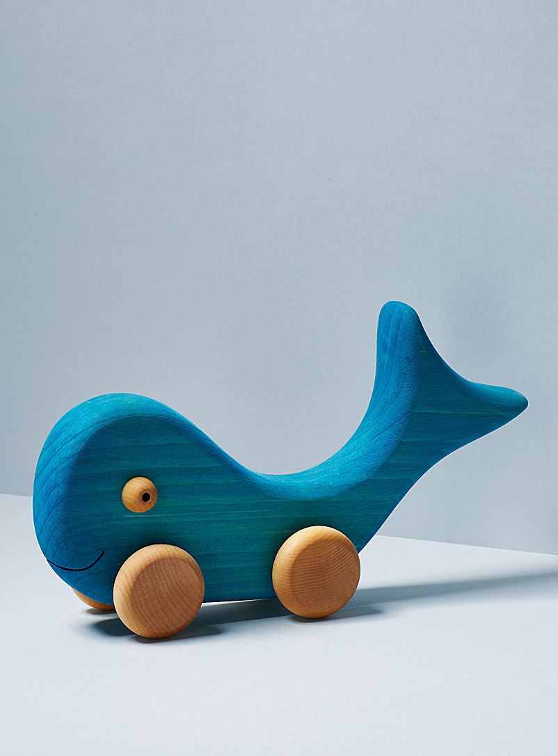 Atelier cheval de bois Blue Blue whale