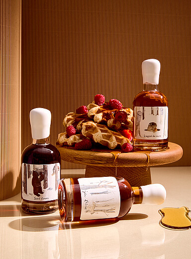 B&ecirc;tes des bois maple syrup boxed set 3 bottles