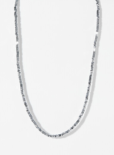 Boxy-bead necklace