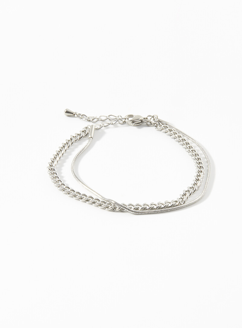 Double chain bracelet product image (primary)