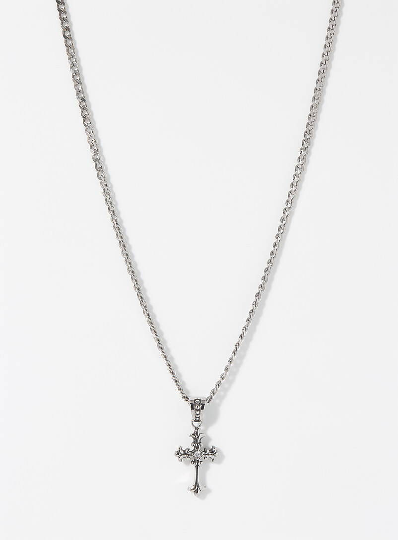 Gothic cross necklace product image (primary)