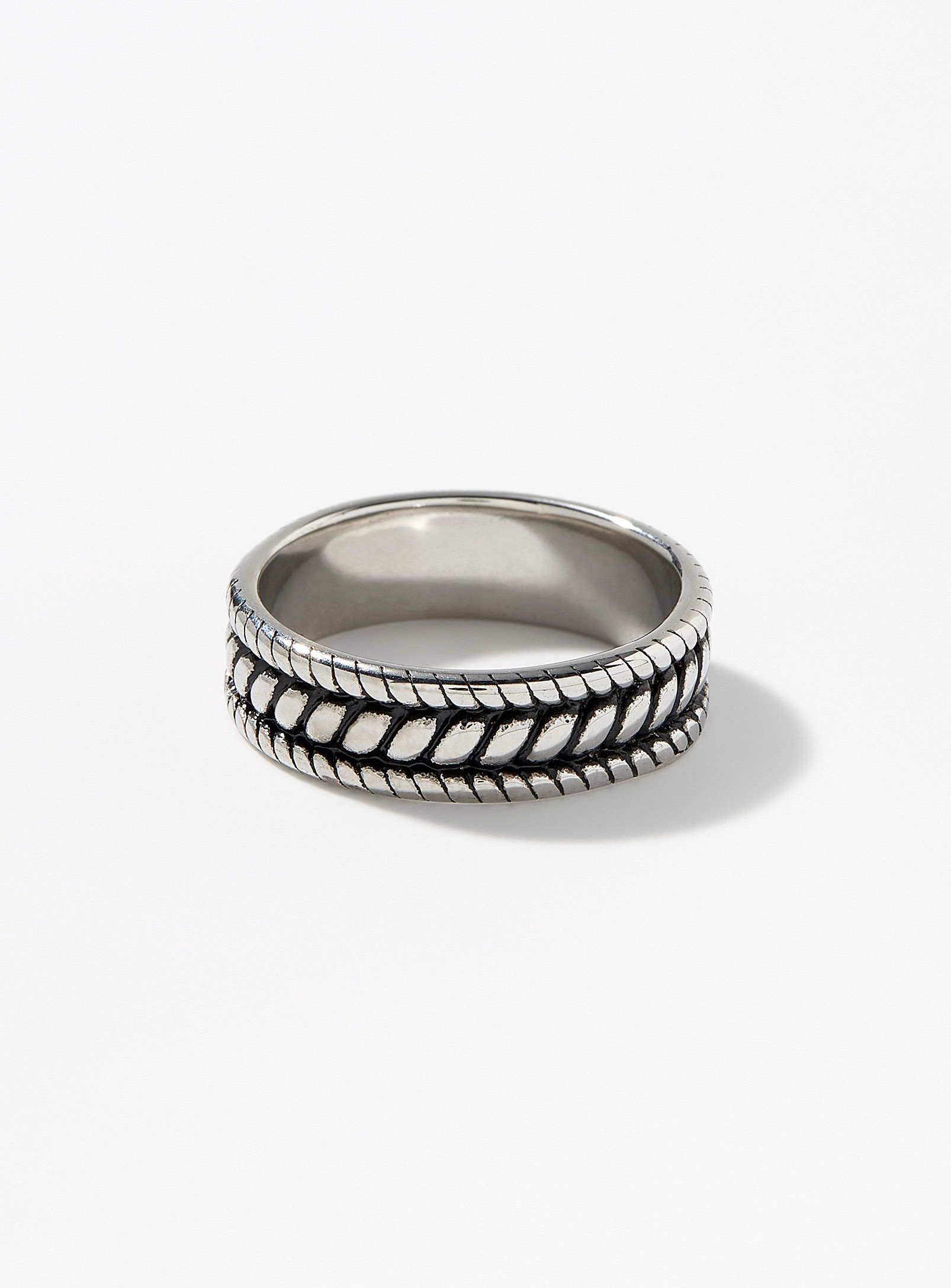 Le 31 Chain-like Ring In Silver