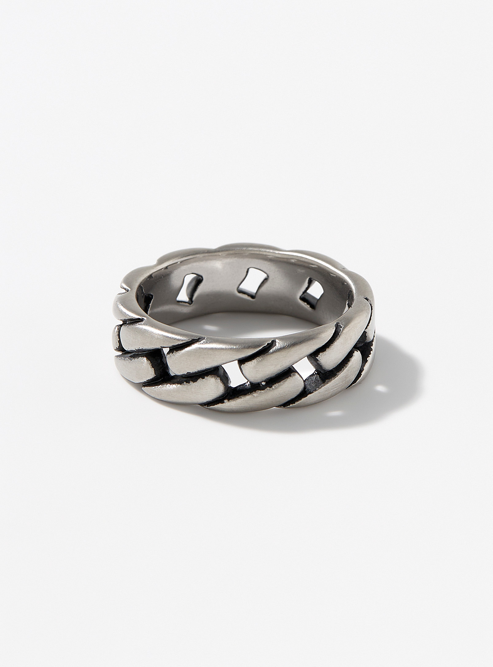Le 31 Silvery Chain Ring