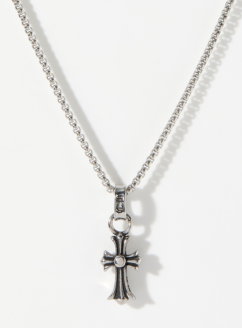Gothic cross pendant necklace product image 2