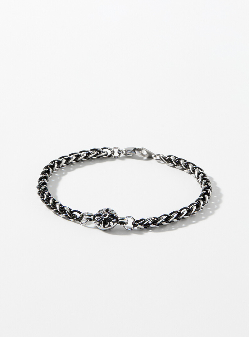 Mini Cross Palm-Link Bracelet