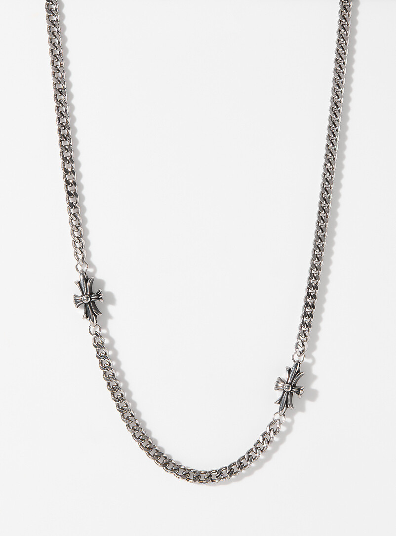 Two-cross curb-link chain product image (primary)