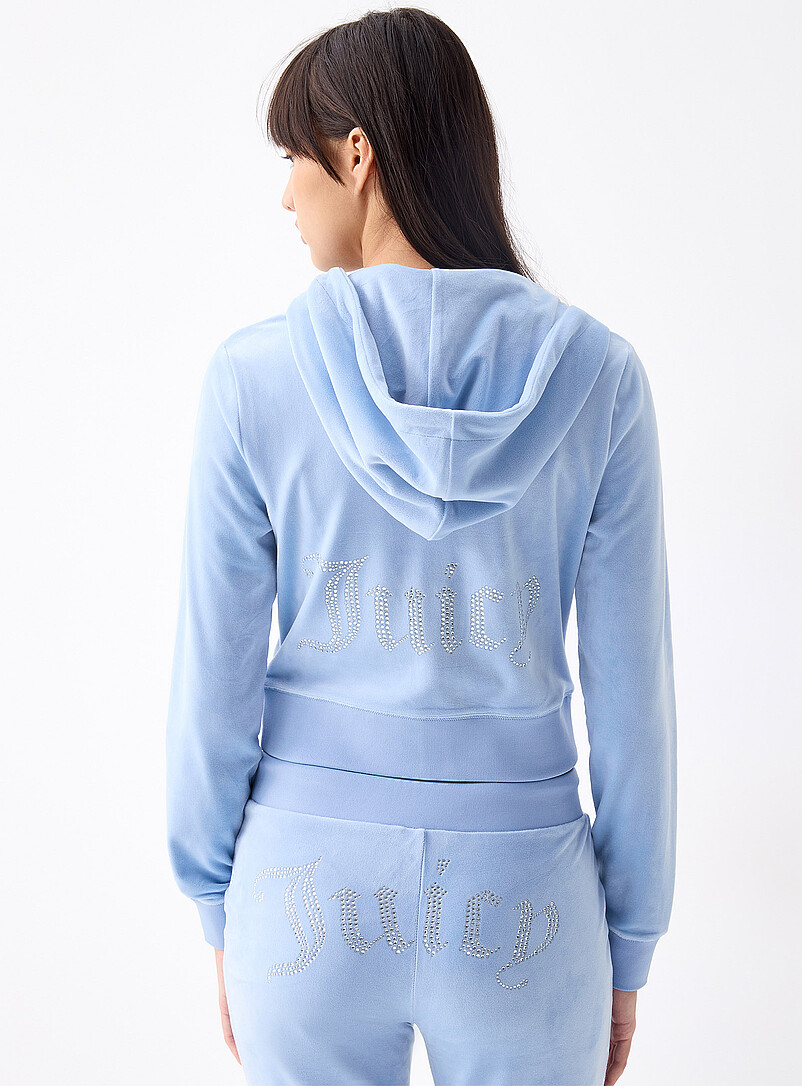 Diamond logo zippered hood sweatshirt | Juicy Couture | | Simons