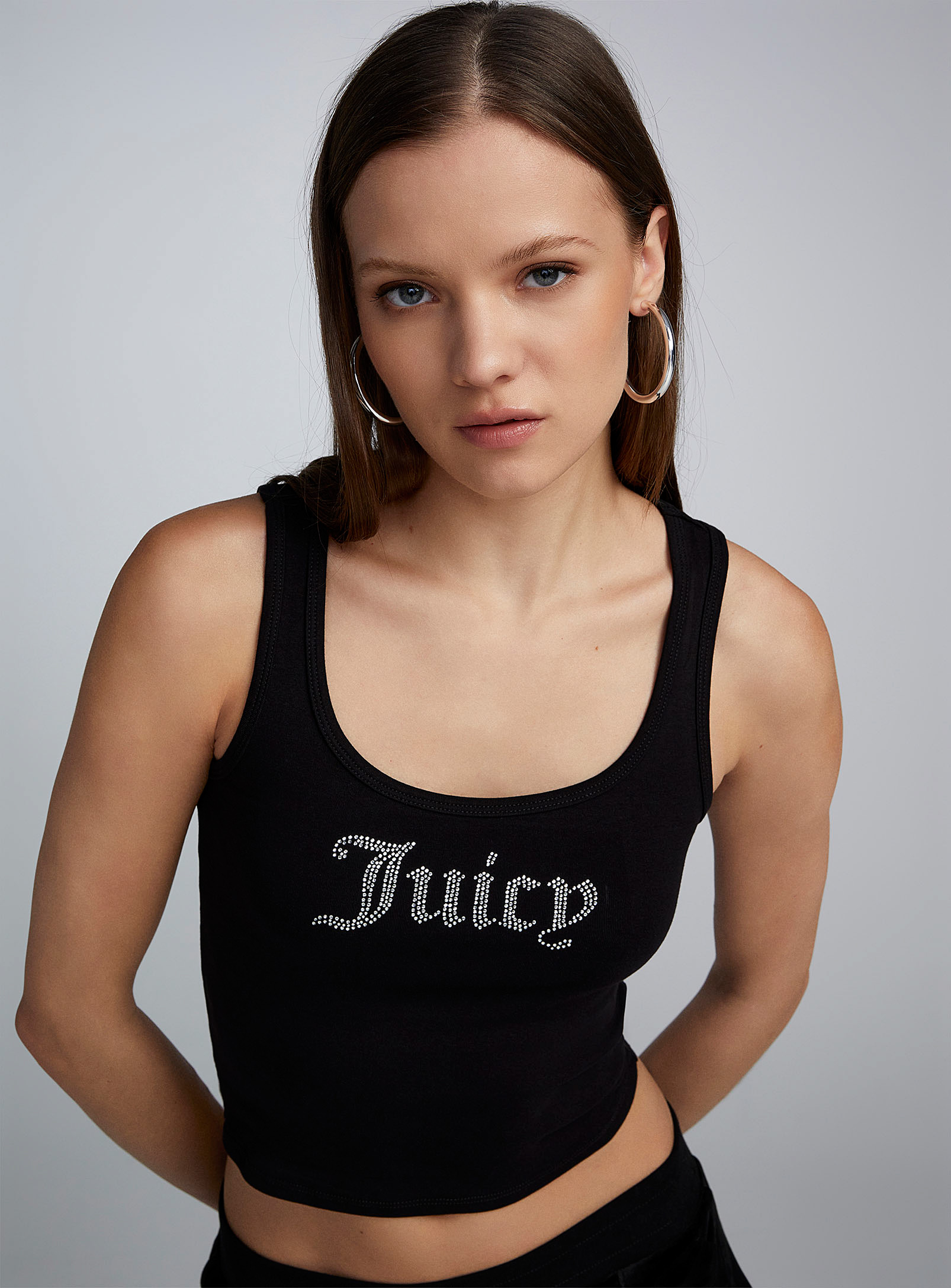 Juicy Couture - Women's Glimmering logo Cami Top