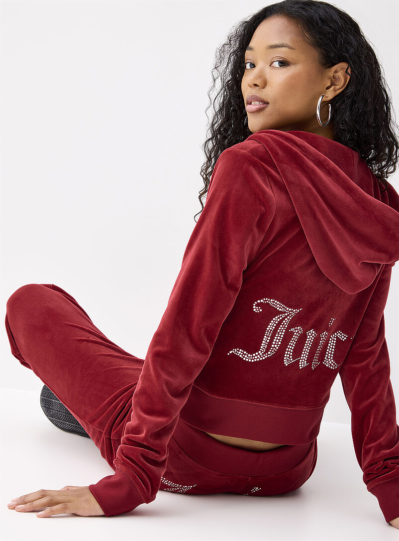 Diamond logo zippered hood sweatshirt product image (primary)