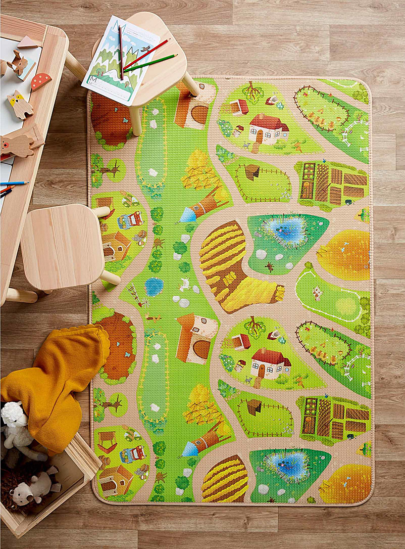 Simons Maison Green Curious baby reversible play mat See available sizes