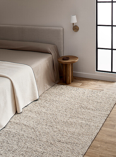 Simons Maison Assorted beige  Natural chic artisanal rug See available sizes