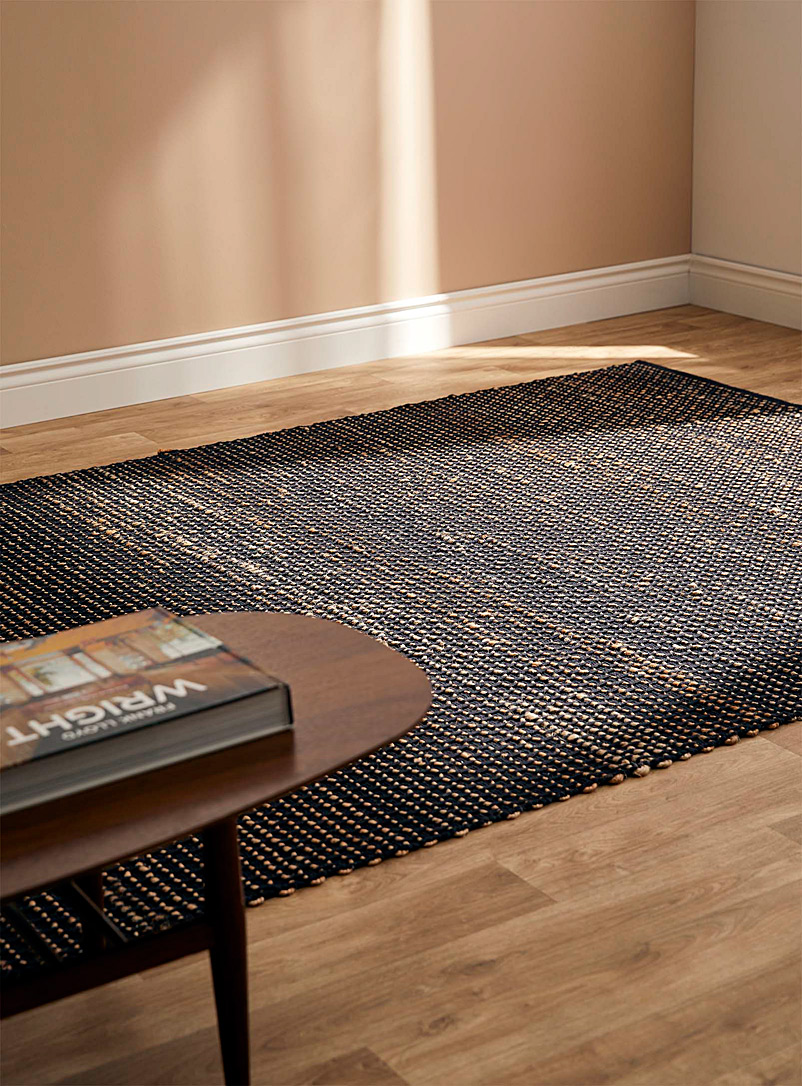 Simons Maison Assorted black  Diagonal lines rug See available sizes