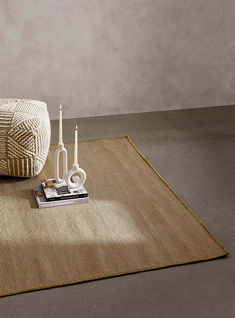 Simons Maison: Le tapis intérieur et extérieur texture quadrillée Voir nos formats offerts Vert