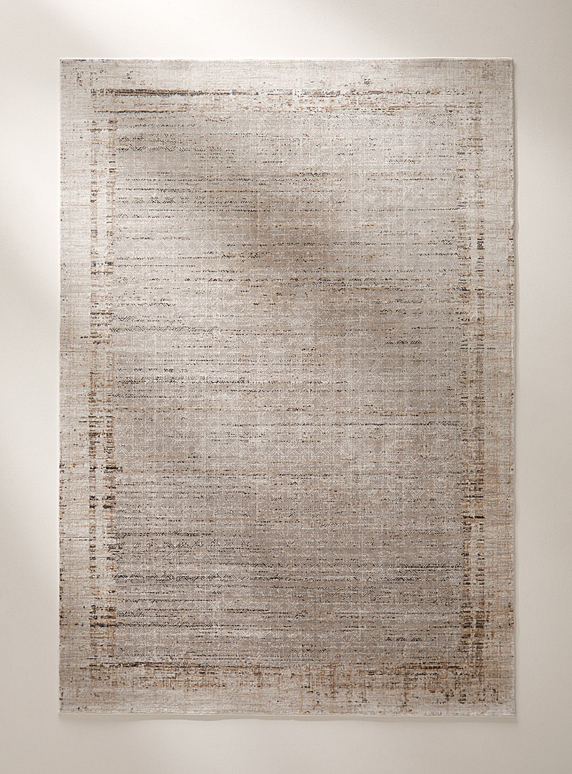Simons Maison Assorted grey  Faded frame rug See available sizes