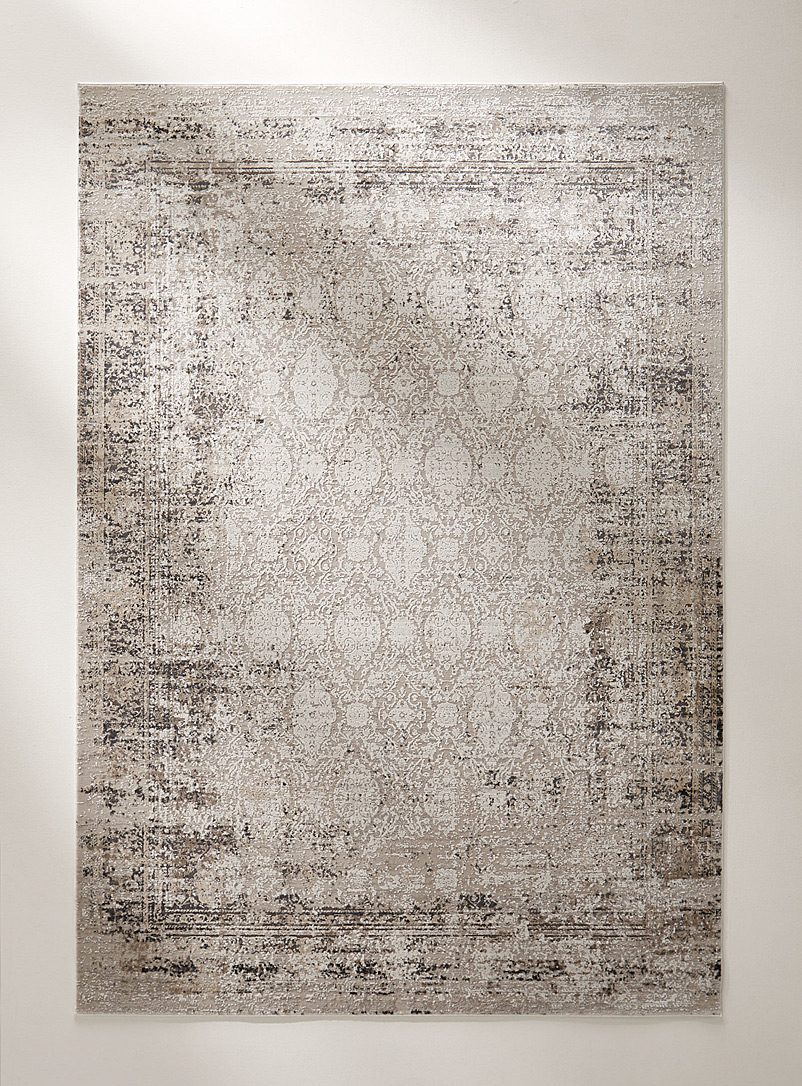 Simons Maison Assorted grey Faded medallions rug See available sizes